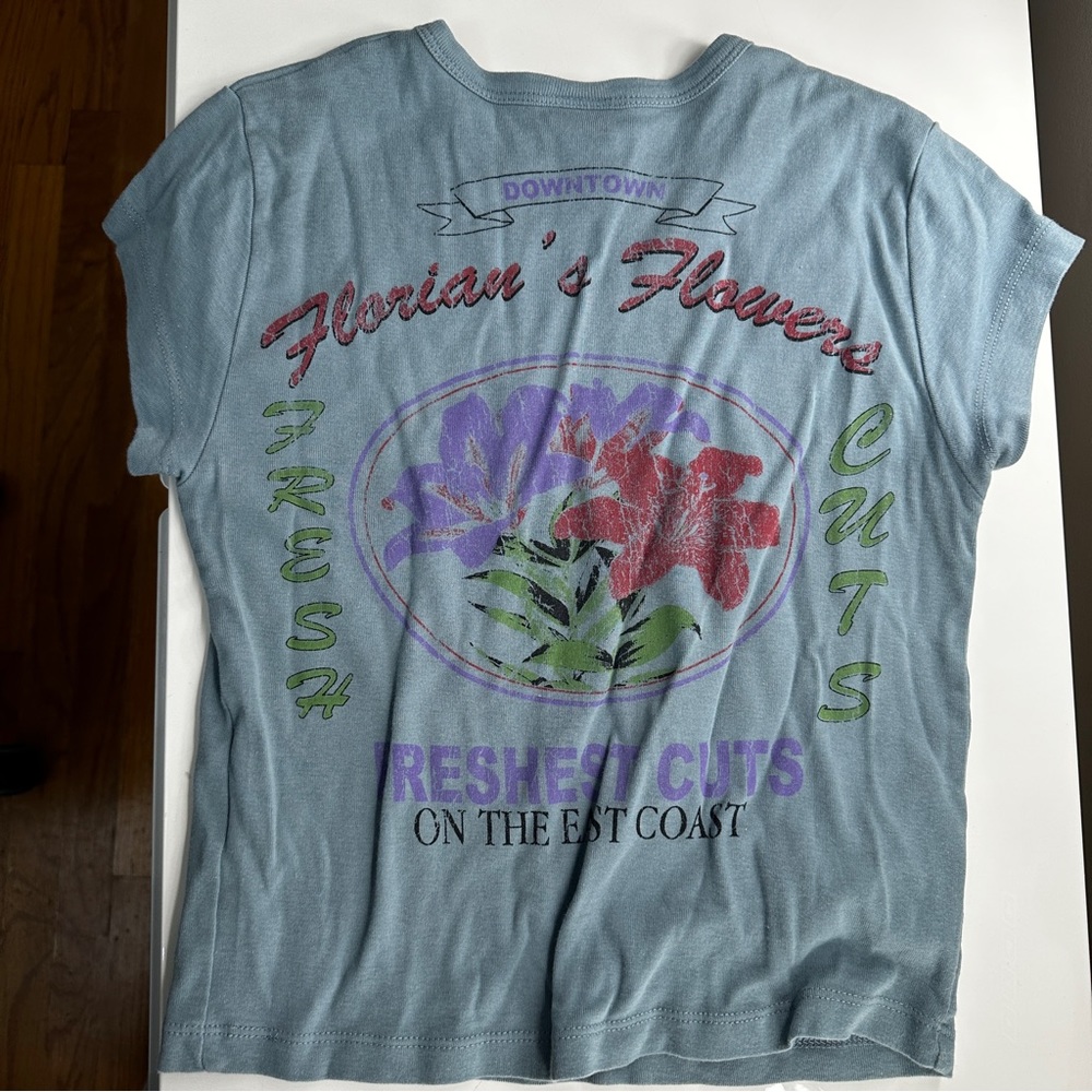 Urban Outfitters Flower Market Baby Tee - Picture 3 of 4